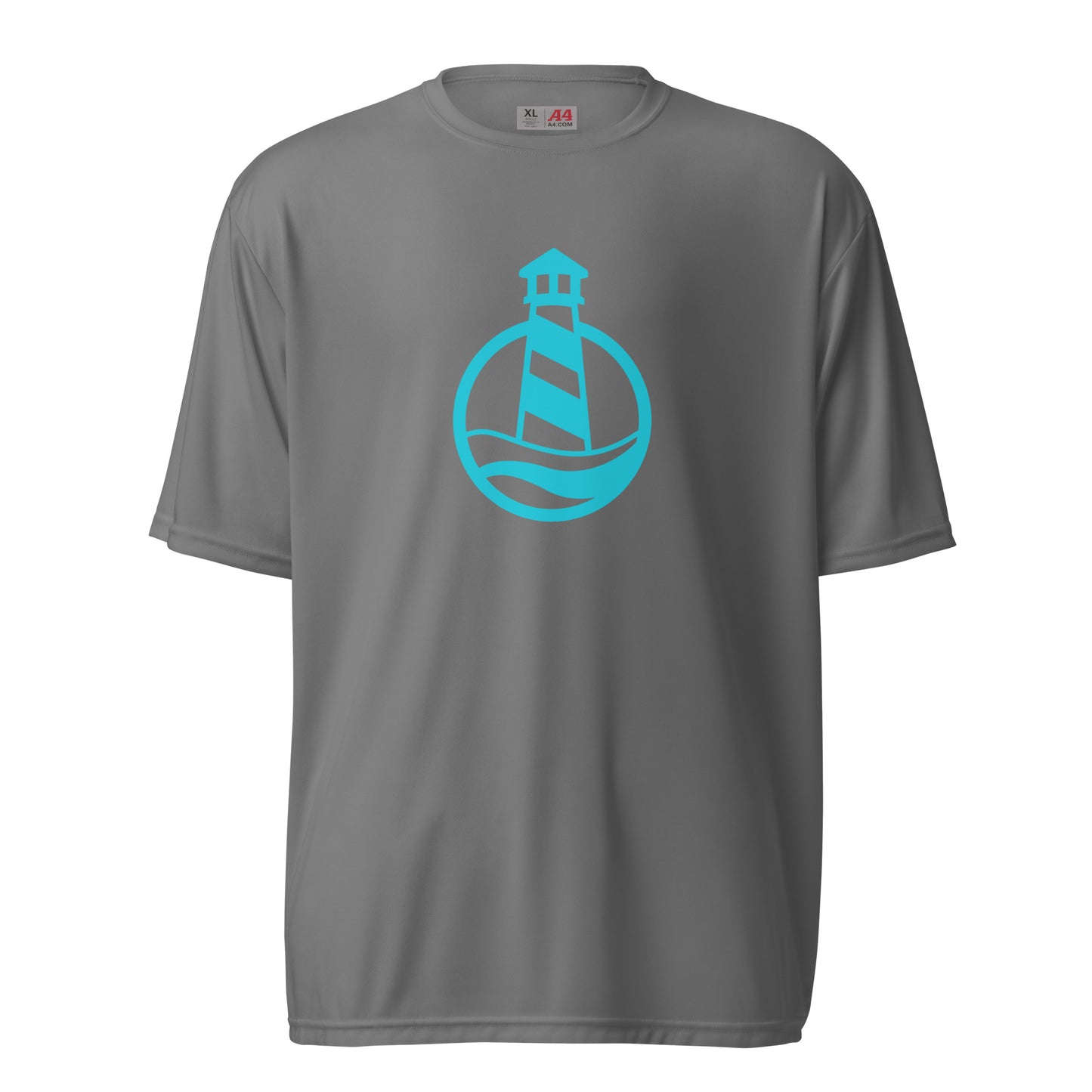 Lighthouse Circle Logo Unisex PERFORMANCE crew neck t-shirt