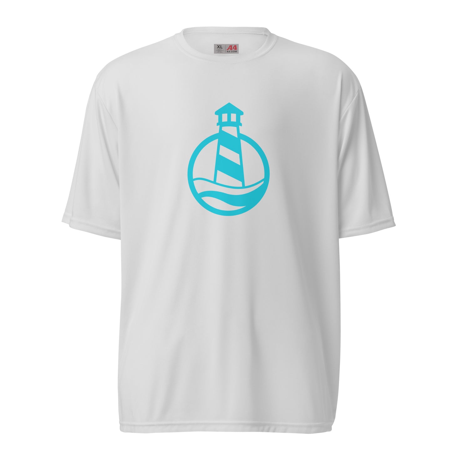 Lighthouse Circle Logo Unisex PERFORMANCE crew neck t-shirt