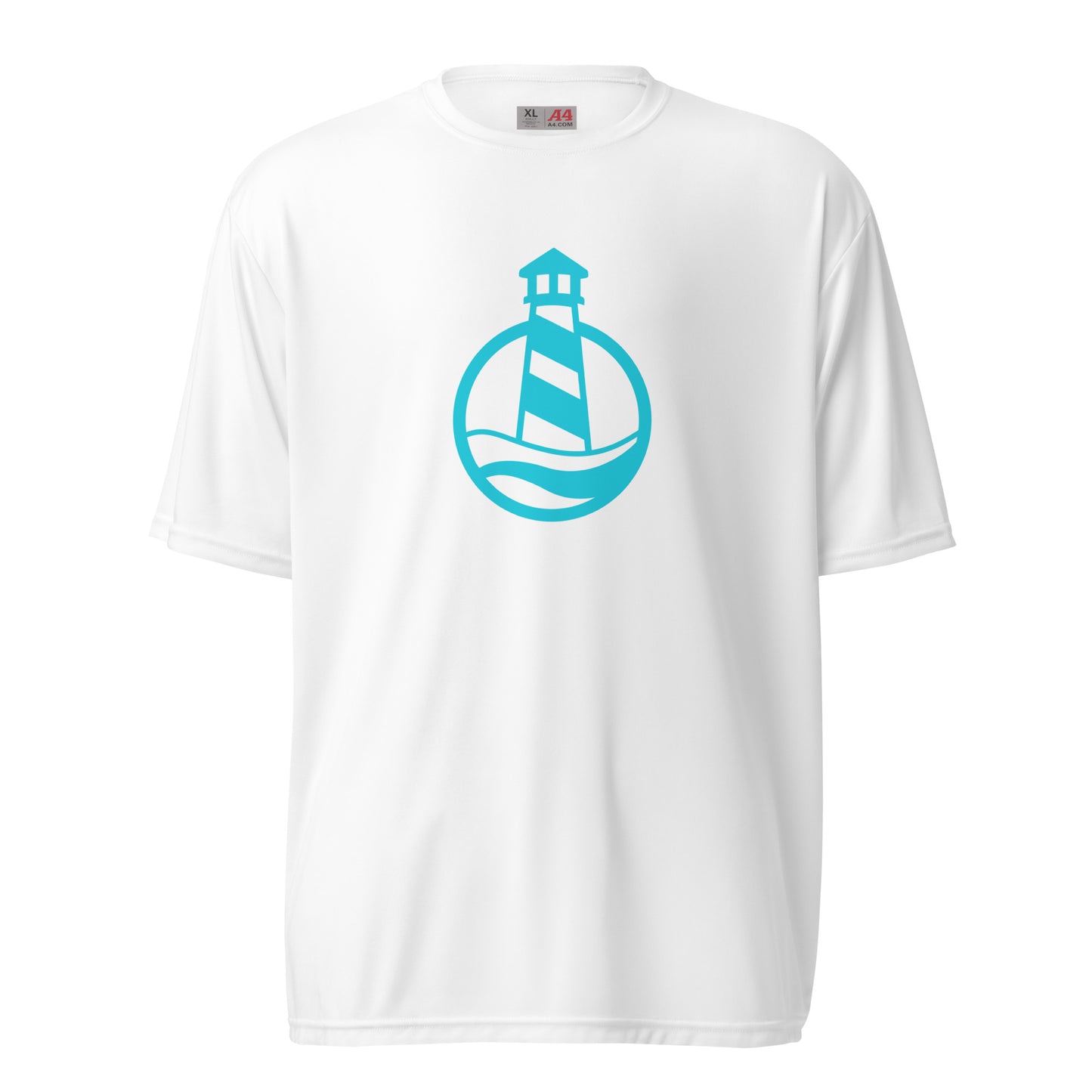 Lighthouse Circle Logo Unisex PERFORMANCE crew neck t-shirt