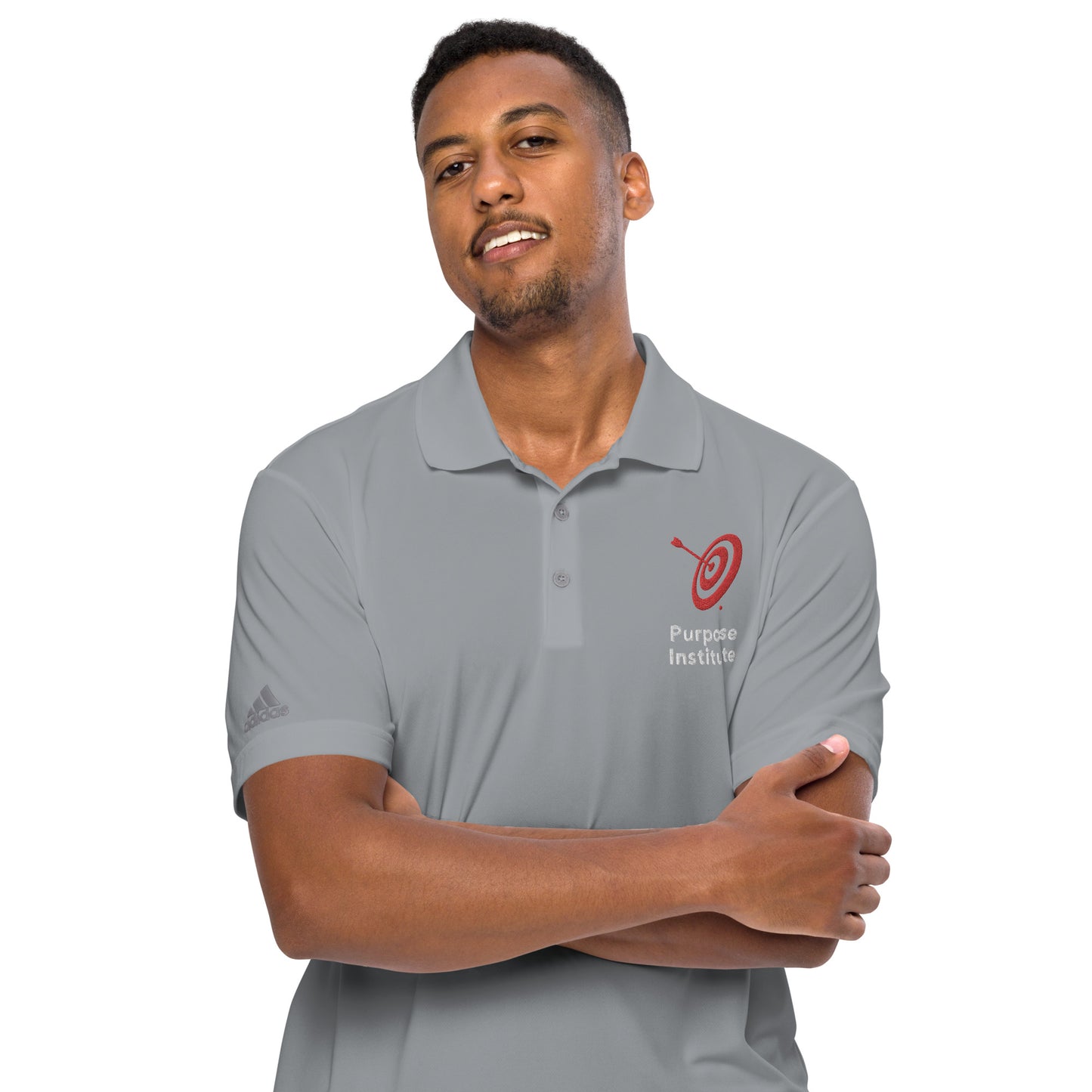 PI Logo adidas performance polo shirt