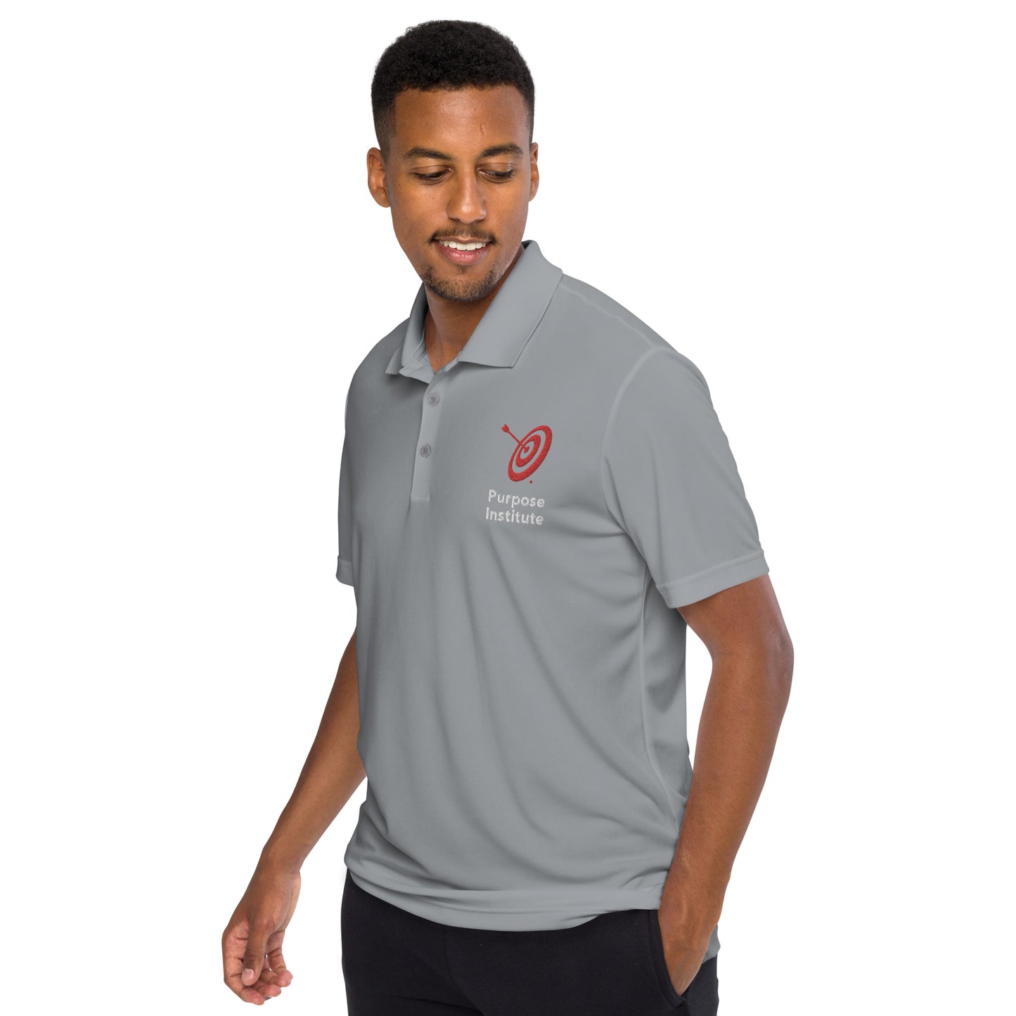 PI Logo adidas performance polo shirt