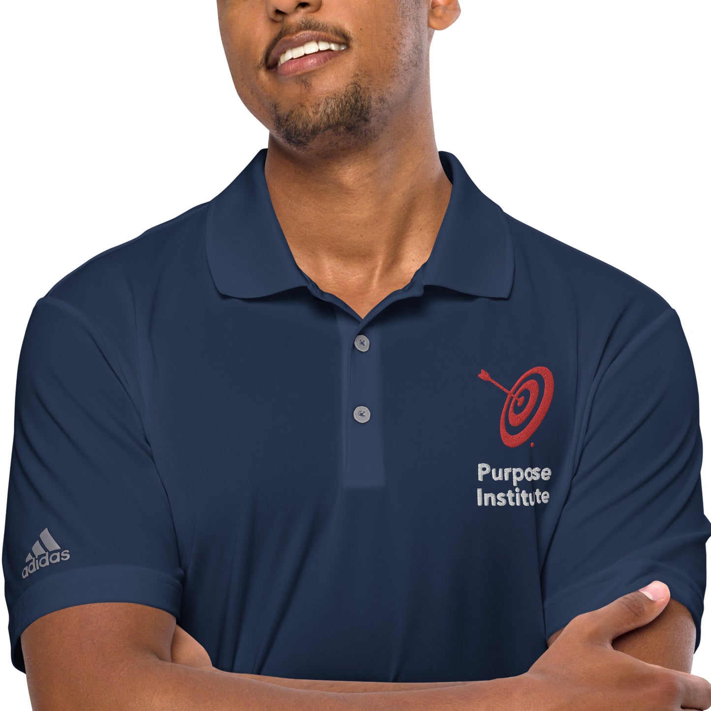 PI Logo adidas performance polo shirt