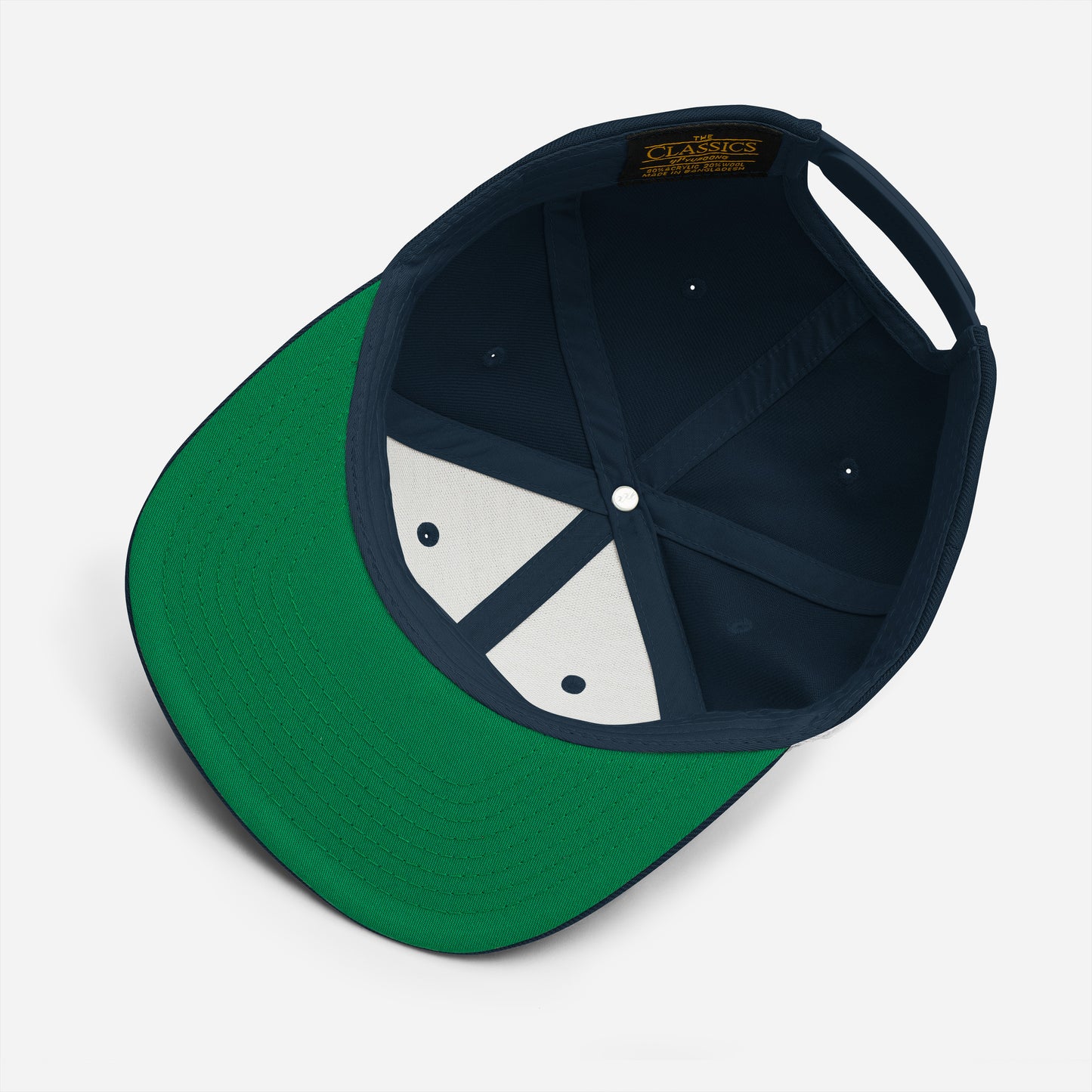 PI Puff Logo Flat Brim Snapback Hat