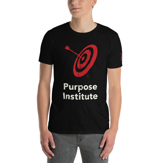 Pi Distressed Logo Short-Sleeve Unisex T-Shirt