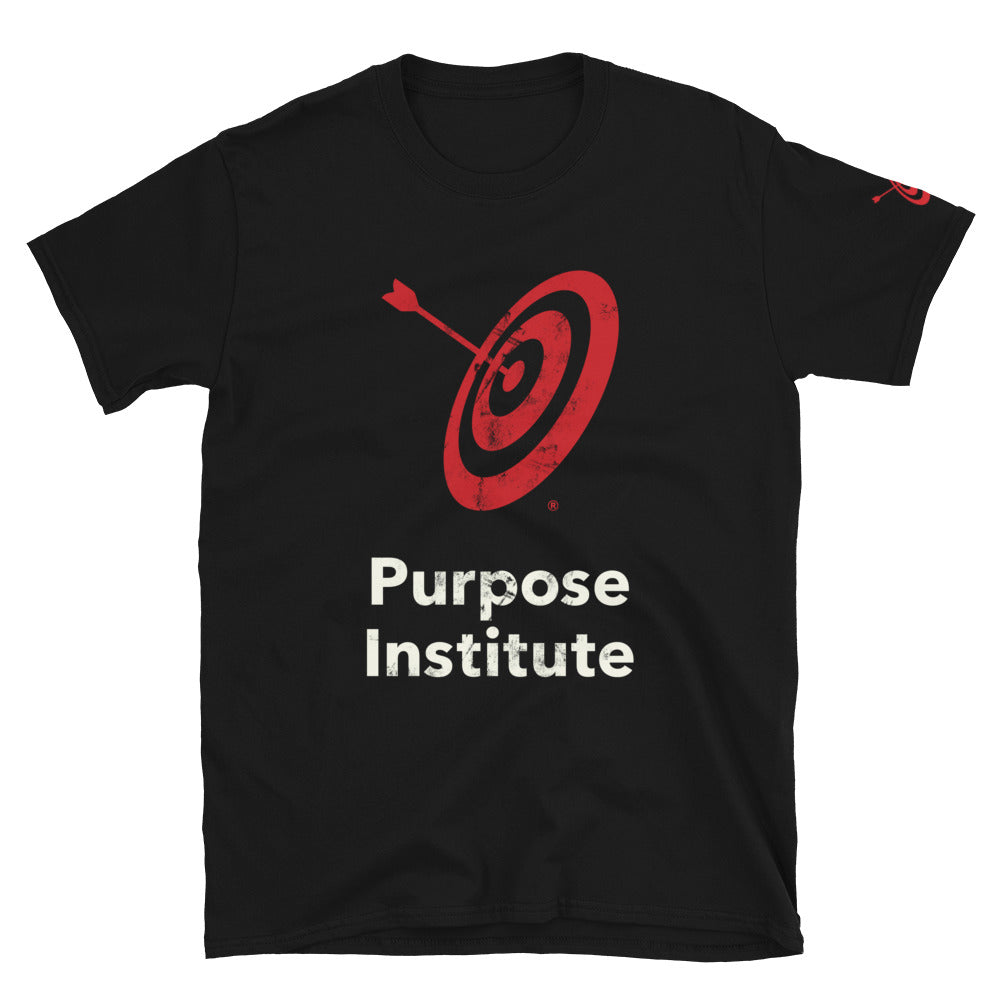 Pi Distressed Logo Short-Sleeve Unisex T-Shirt