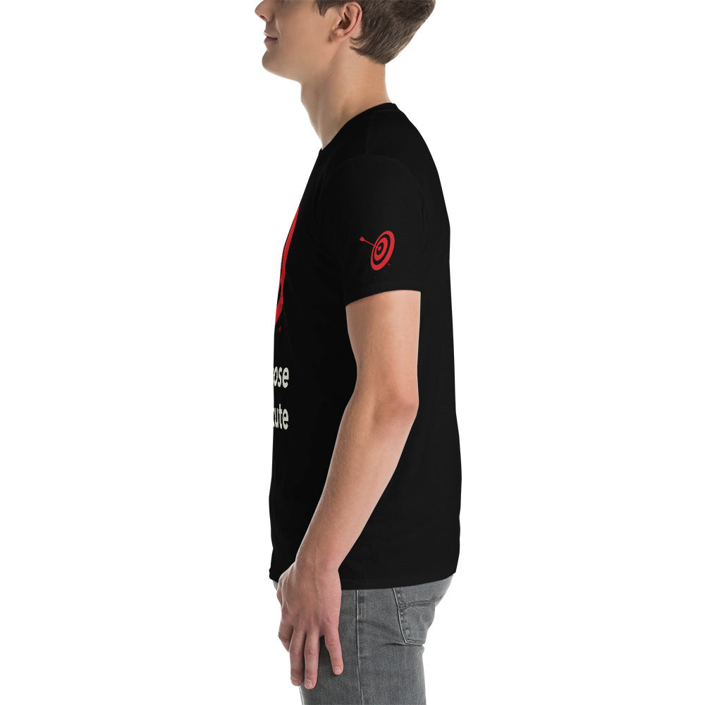 Pi Distressed Logo Short-Sleeve Unisex T-Shirt