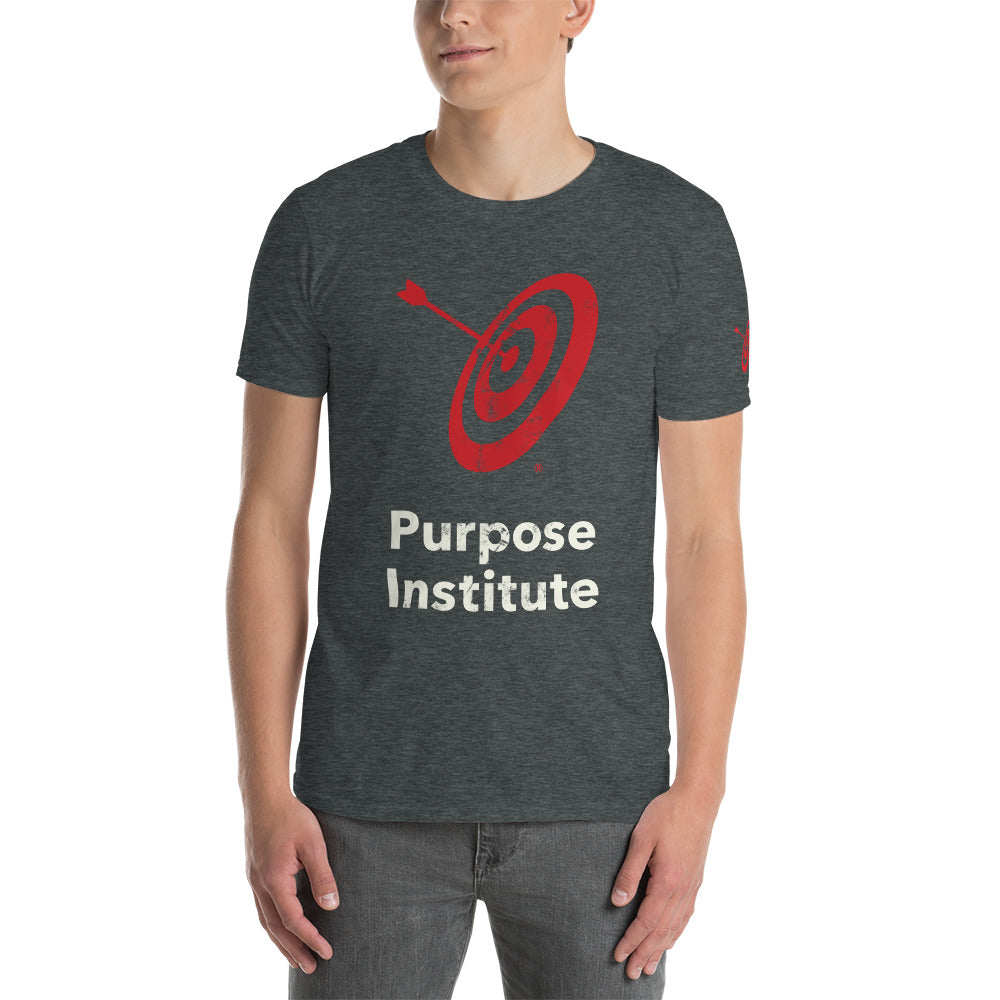 Pi Distressed Logo Short-Sleeve Unisex T-Shirt