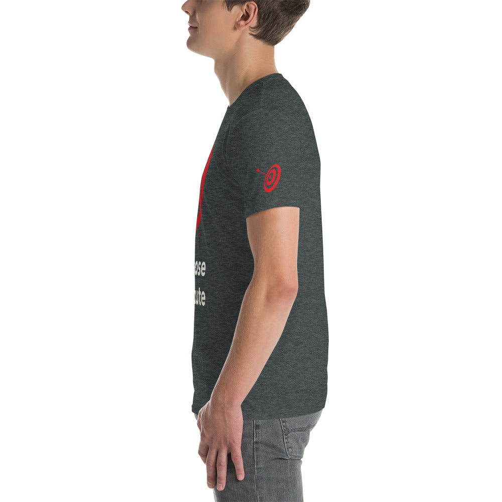 Pi Distressed Logo Short-Sleeve Unisex T-Shirt