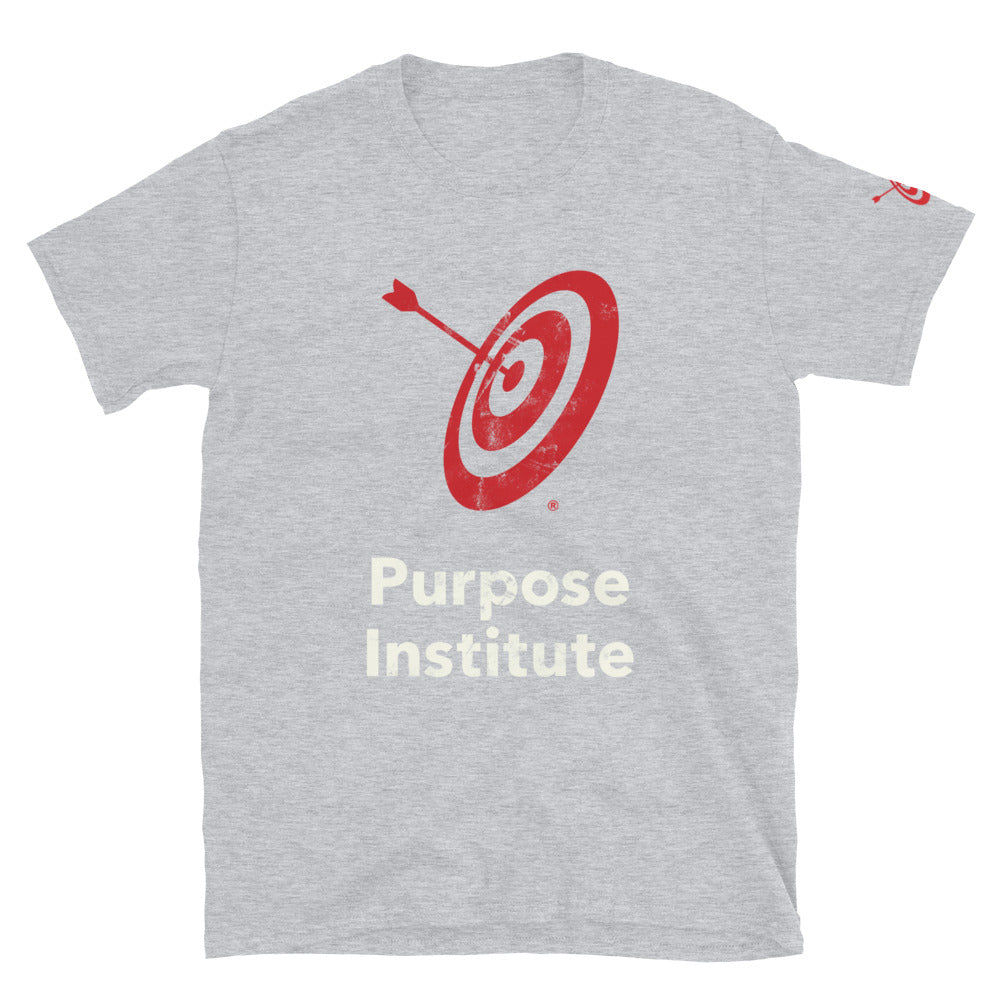 Pi Distressed Logo Short-Sleeve Unisex T-Shirt