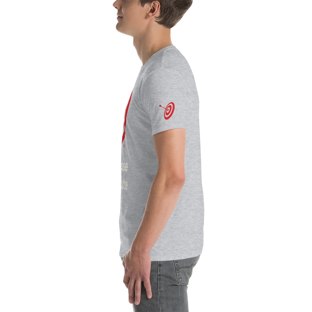 Pi Distressed Logo Short-Sleeve Unisex T-Shirt